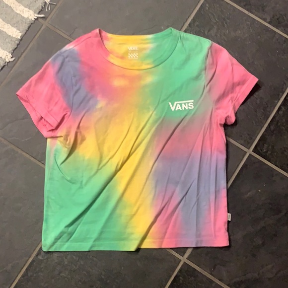 Vans Tops - EUC Vans tie dye crop tee